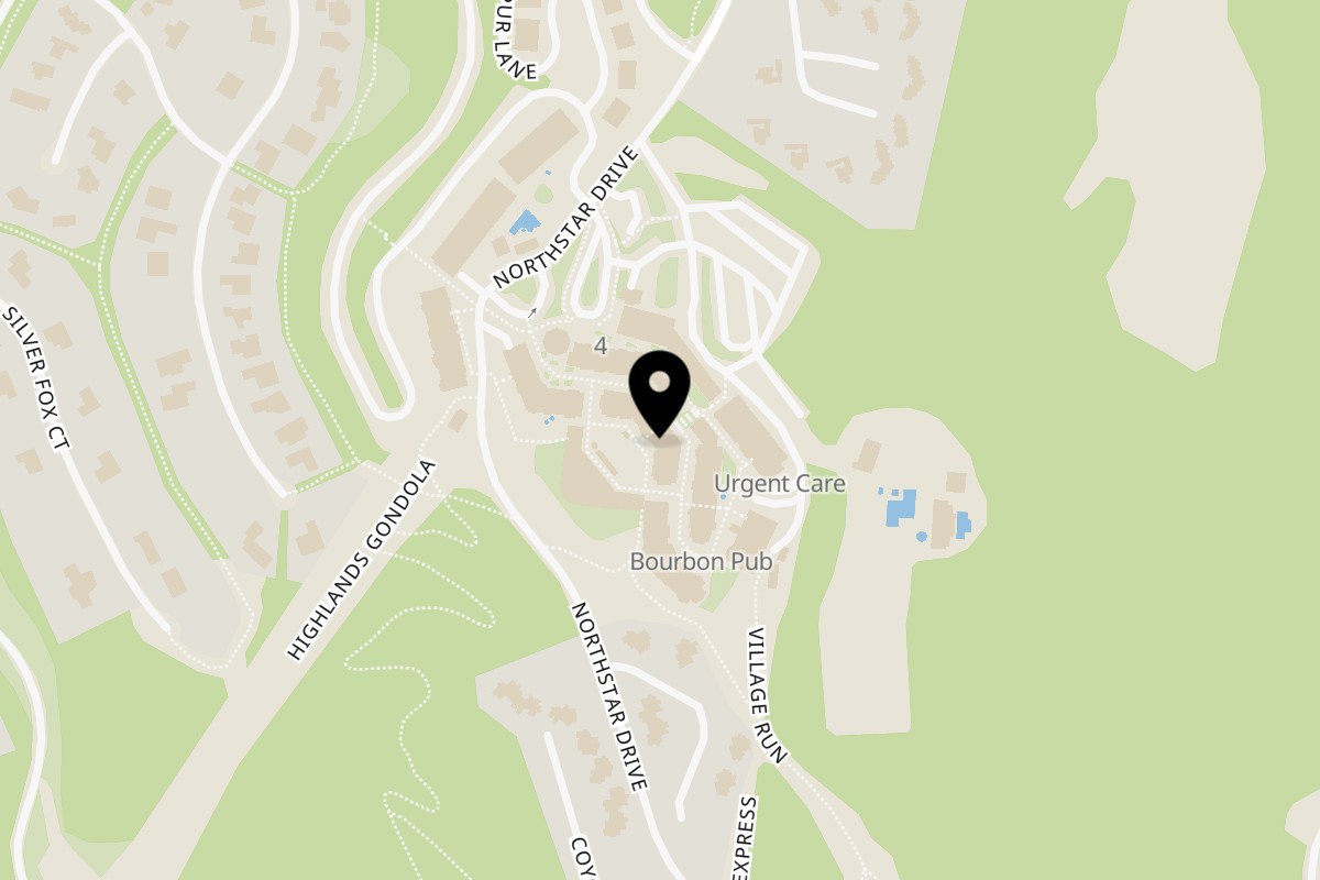 Map showing the location of Inclined Burgers and Brews North Star* on 5001 Northstar Dr STE 7115 in Truckee